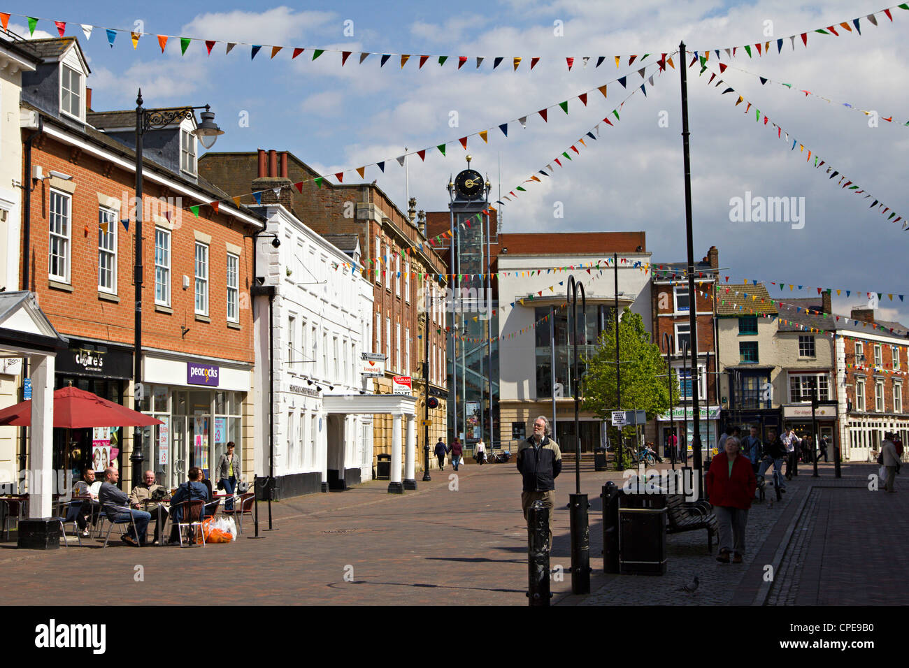 spalding town centre high street lincolnshire england uk gb Stock Photo -  Alamy