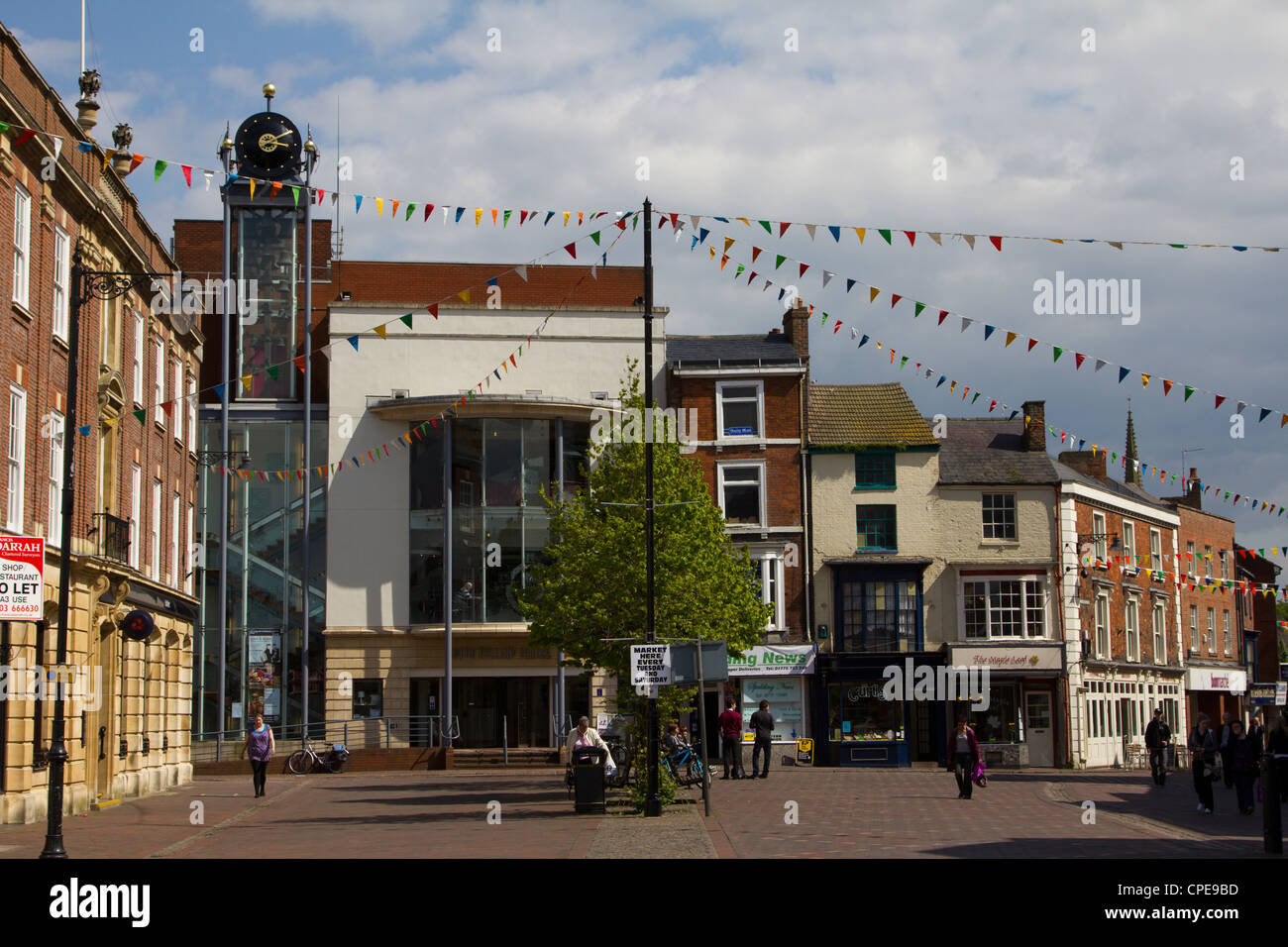 Spalding town centre high street hi-res stock photography and images - Alamy
