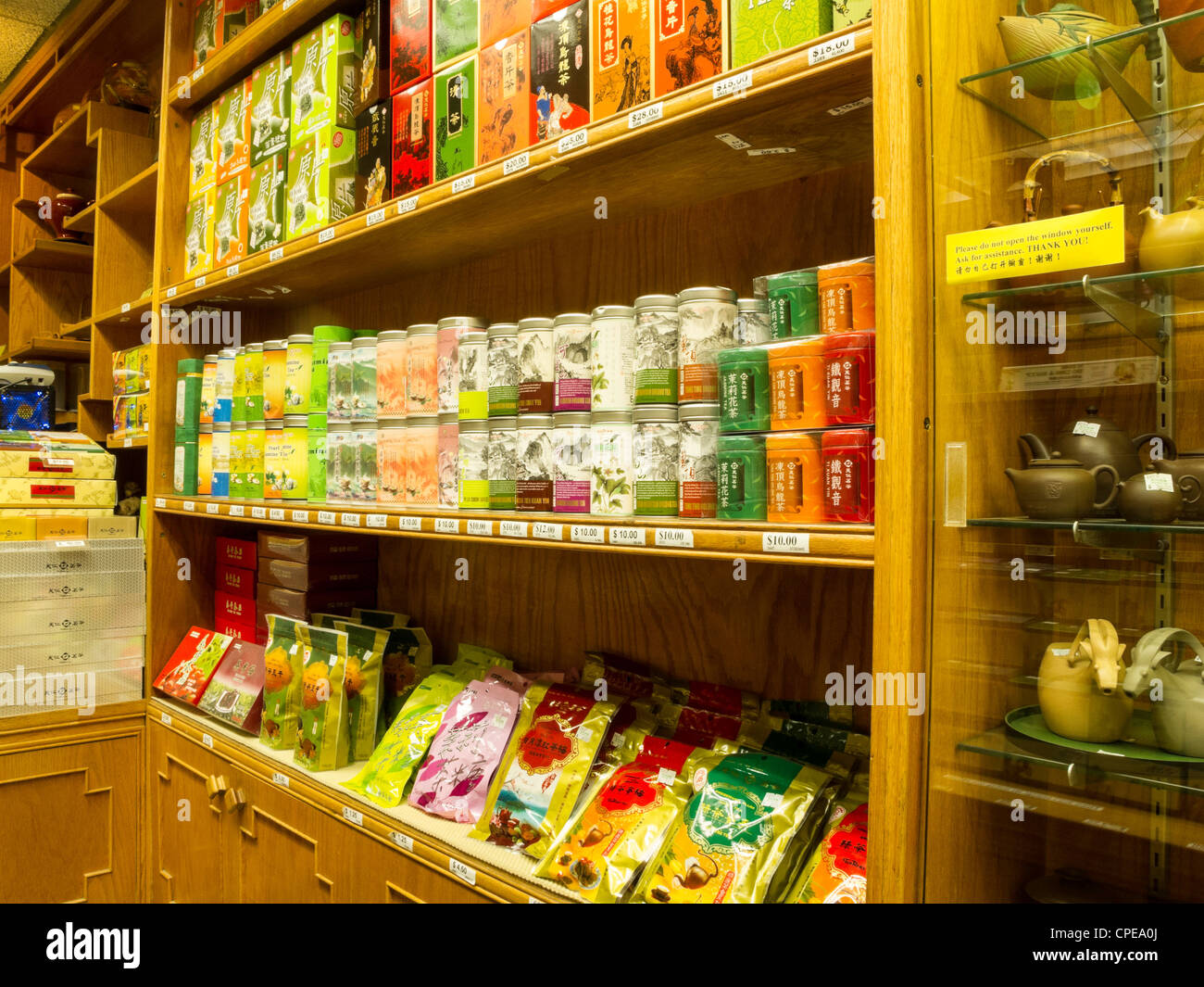 Tea Shop Chinatown NYC Stock Photo Alamy Tea Shop Chinatown NYC Stock Photo Alamy