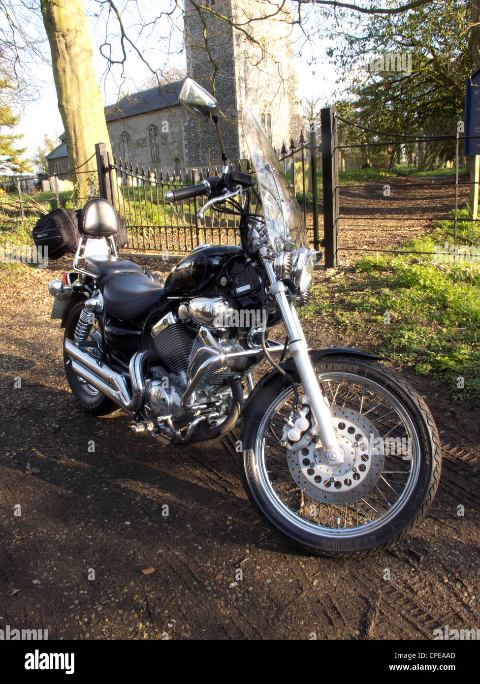 yamaha virago 535 Stock Photo