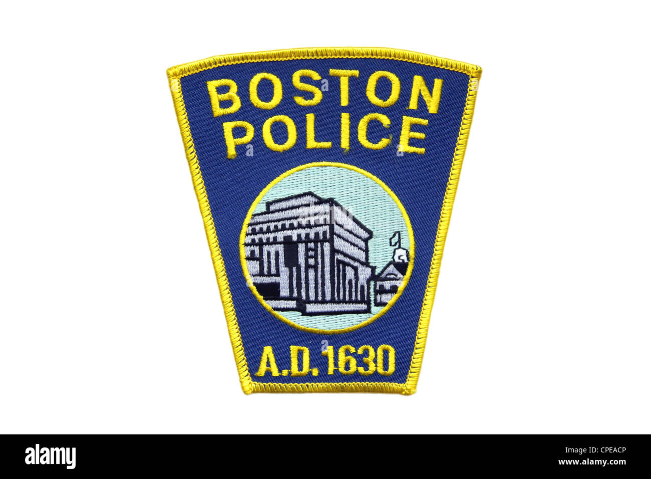 Boston Police Department patch Stock Photo