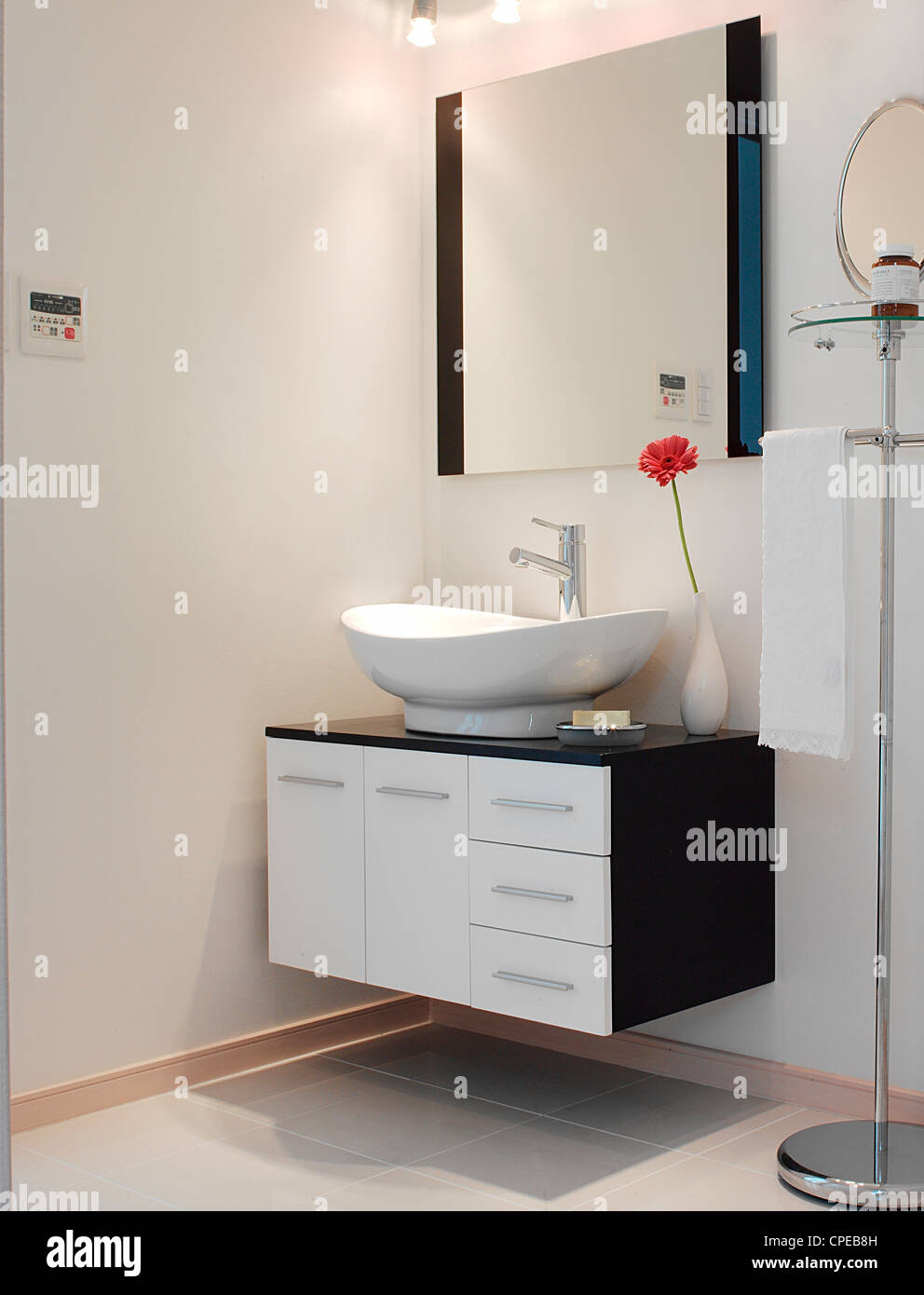 Interior Of Modern Bathroom Stock Photo