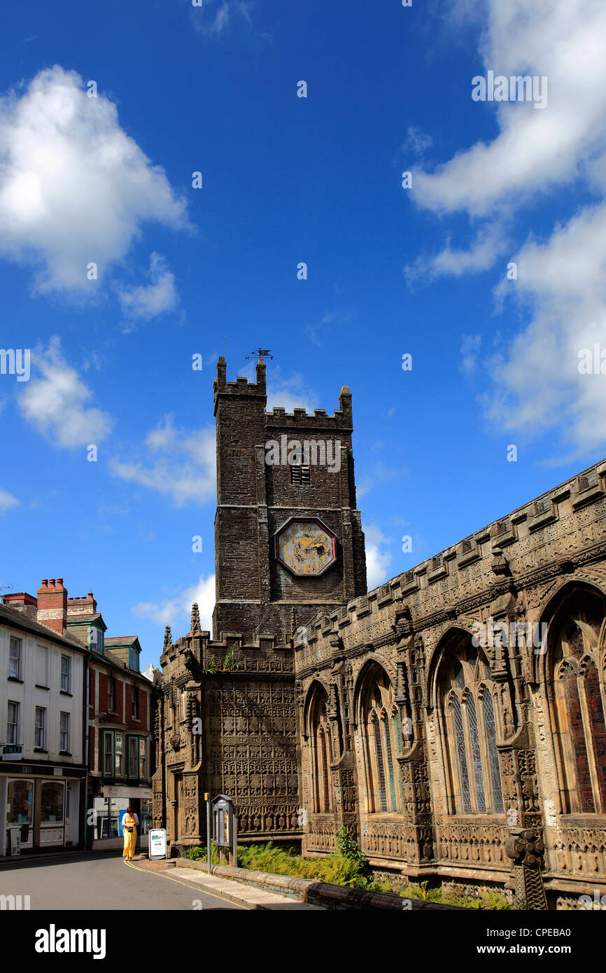 St Mary Magdalene parish church Launceston town Cornwall England UK