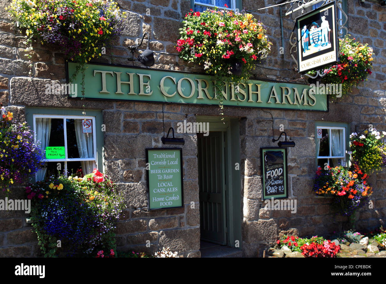 The Cornish Public House, St Ives town, Cornwall County; England; UK