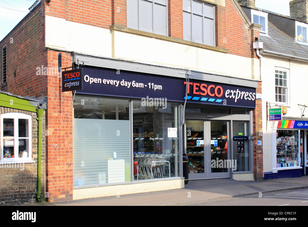 Tescos express Southwold Suffolk England UK Stock Photo