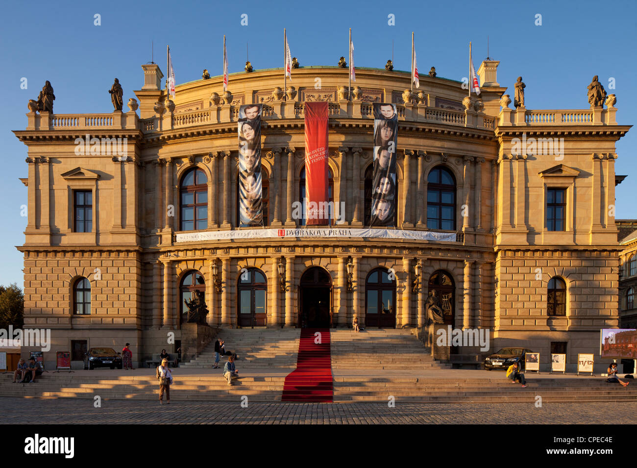 Rudolfinum Concert Hall. Prague, Czech Republic. Stock Photo