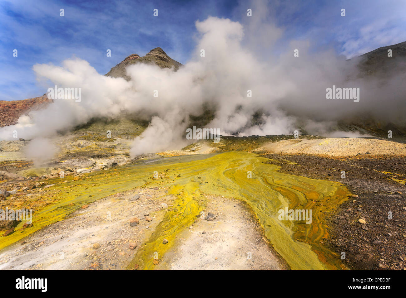 White Island, a volcanic island in the Bay of Plenty, North Island, New