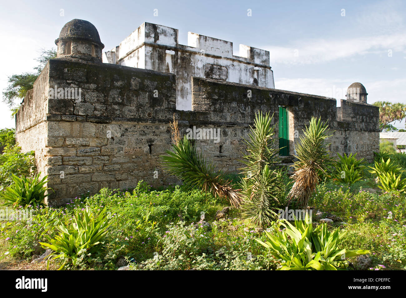 Former Portuguese Fort on Ibo island in the Quirimbas archipelago off the coast of northern Mozambique. Stock Photo