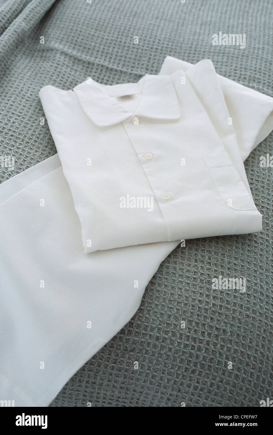 Clean White Trousers And Shirt Stock Photo - Alamy