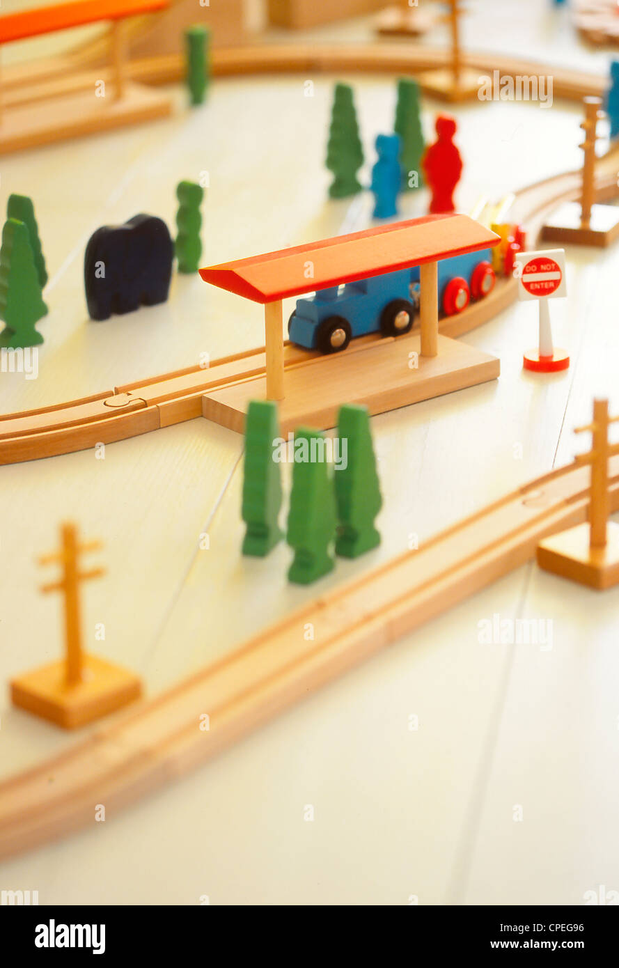 Toy Train Stock Photo