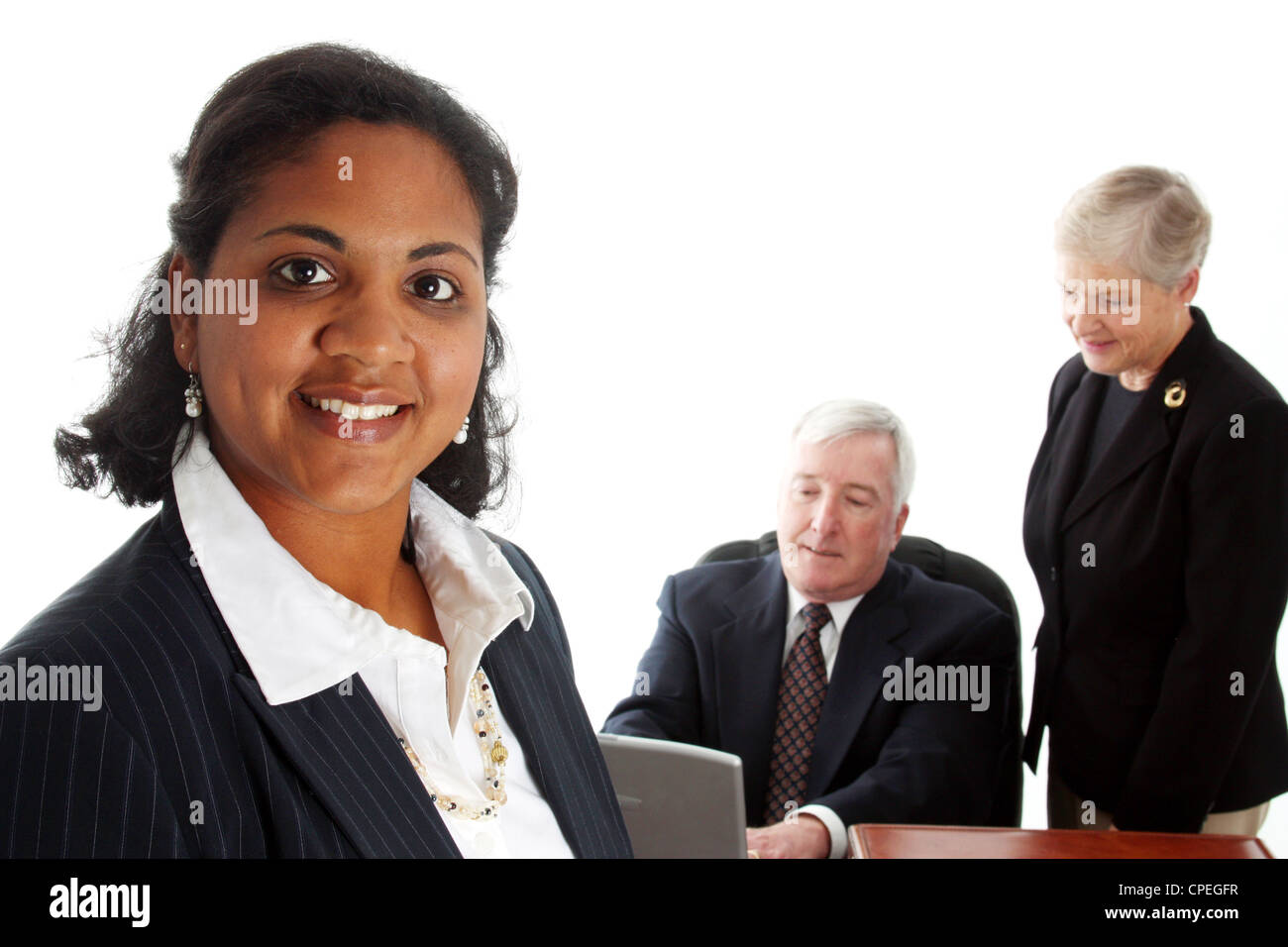 Business team working together in their office Stock Photo - Alamy