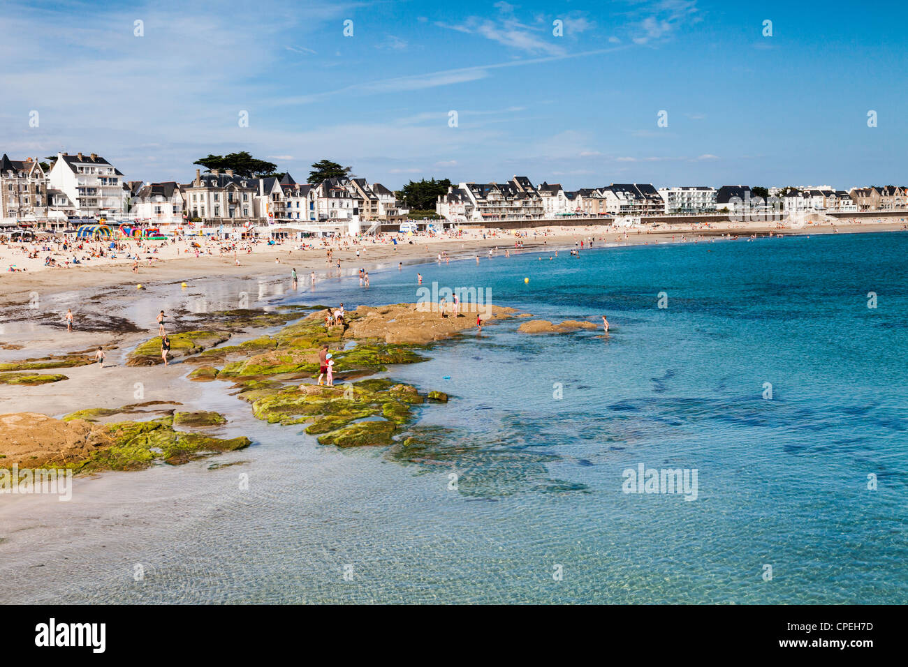 The beach at Quiberon on the Cote Sauvage, Brittany, France Stock Photo