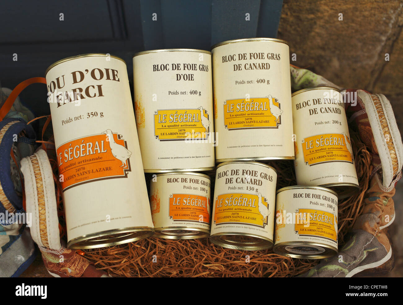 Selection of various Foie gras, Dordogne, France Stock Photo Alamy