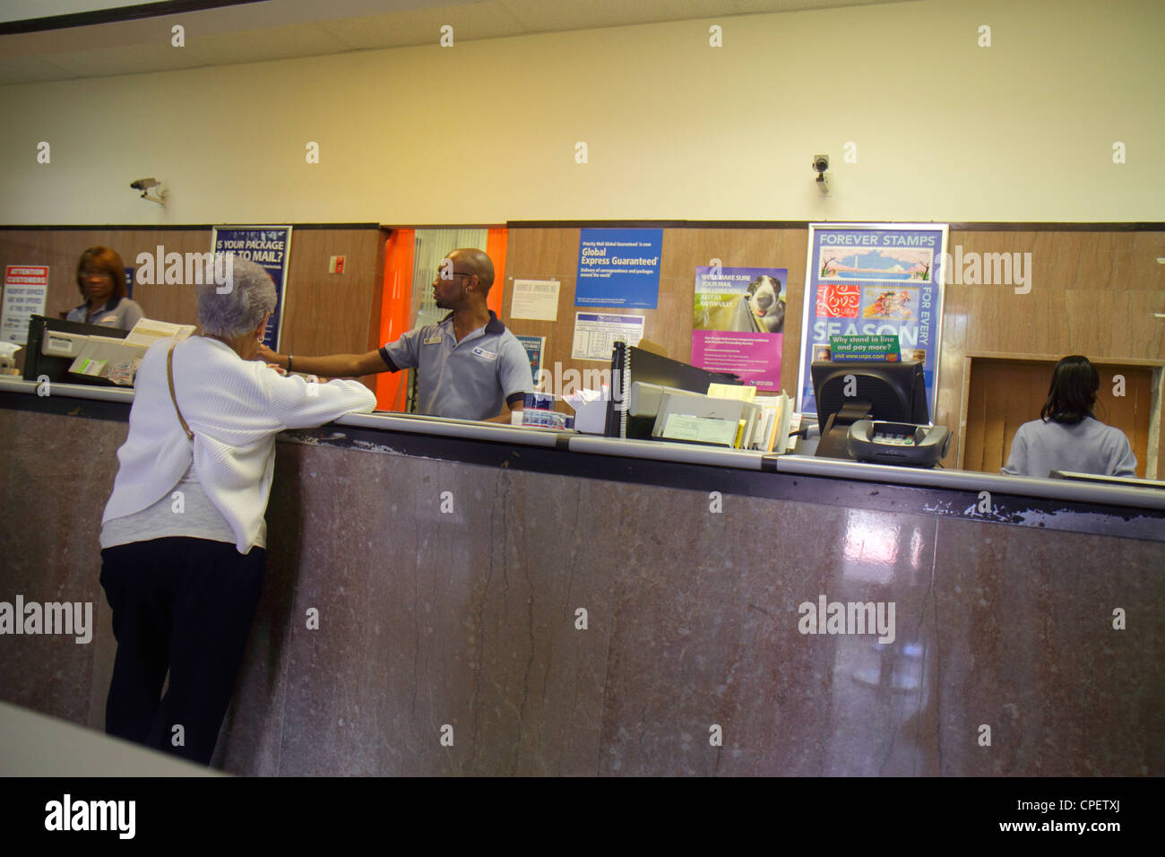 Post Office Worker United States Stock Photos Post Office Worker