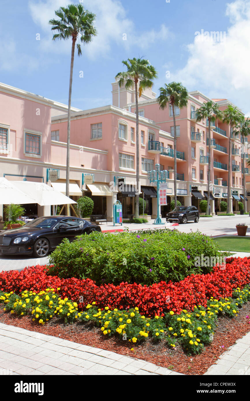 Florida Fl South Palm Beach County Boca Raton Mizner Park Plaza Real Upscale Shopping Shopper Shoppers Shop Shops Market Markets Marketplace B Stock Photo Alamy