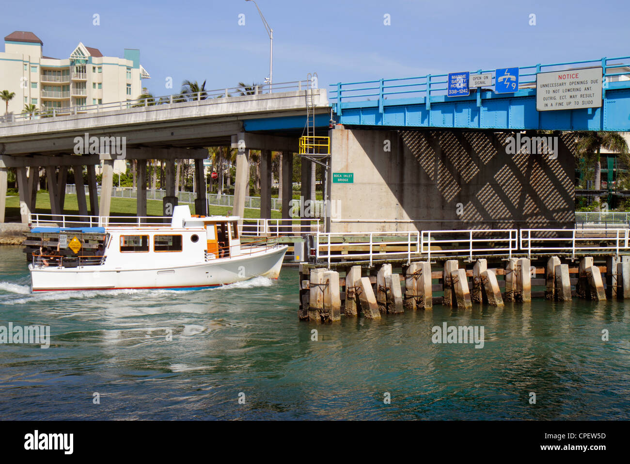 Boca Raton Florida Lake Boca Raton Spanish River Inlet Bridge Boca