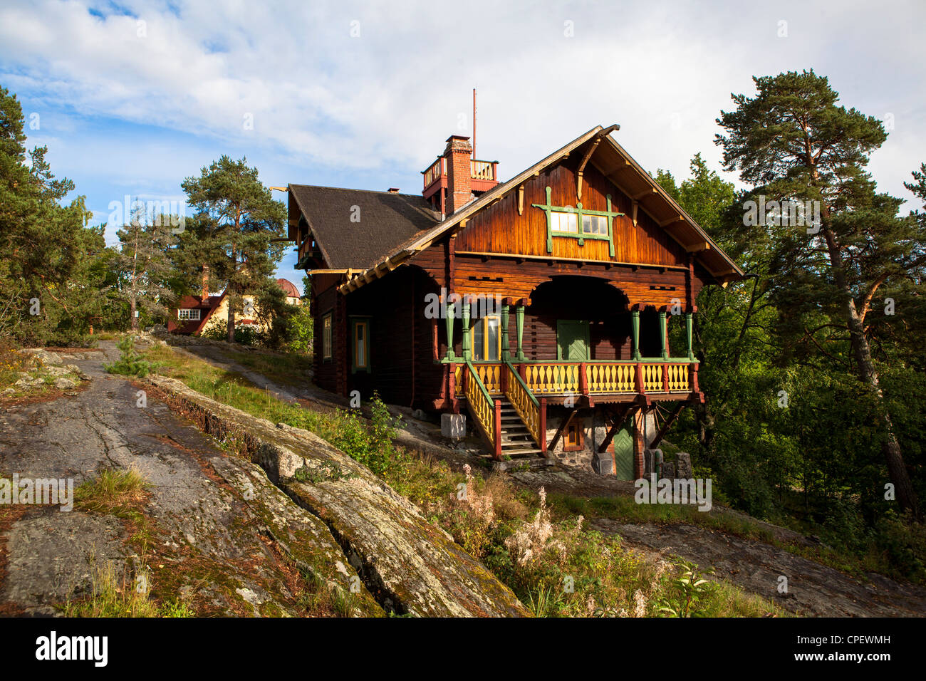 Traditional House museum Tampere Finland Stock Photo Alamy