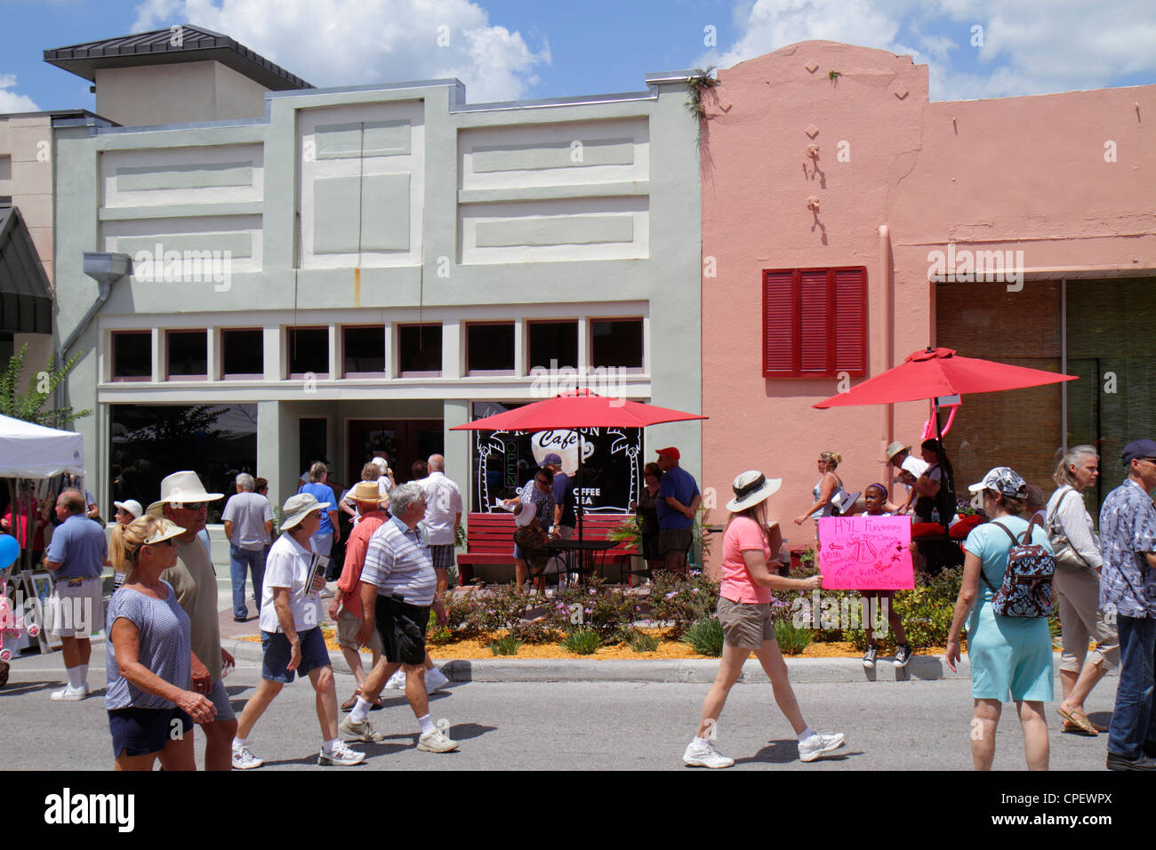 Florida Hernando County,Brooksville,Florida Blueberry Festival,event,Main Street,renovated