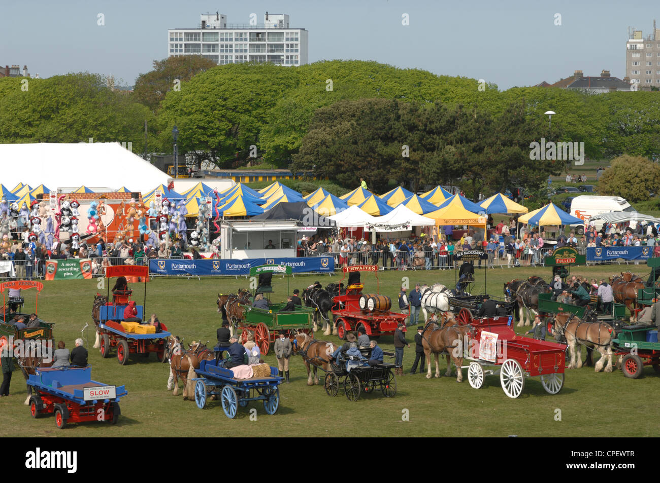 Heavy Horse Parade, Portsmouth, Hampshire, UK Stock Photo Alamy