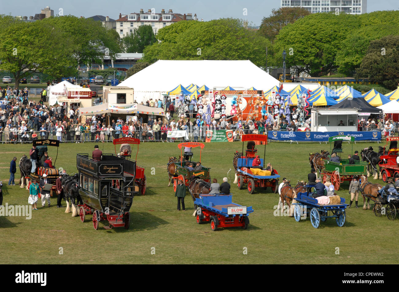 Heavy Horse Parade, Portsmouth, Hampshire, UK Stock Photo Alamy