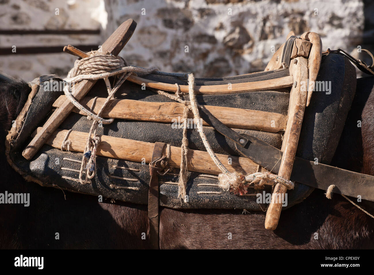 horse pack saddle traditional Zlatograd Bulgaria Stock Photo Alamy