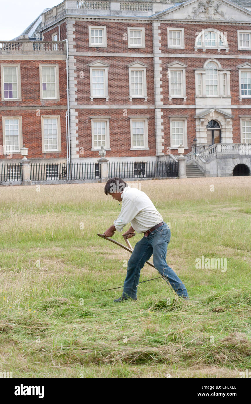 Simon Damant is one of the estate managers at  Wimpole Hall and Home farm. Stock Photo