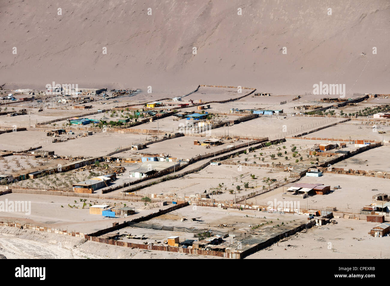 A desert village in the driest place on earth Atacama Desert Northern Chile Stock Photo