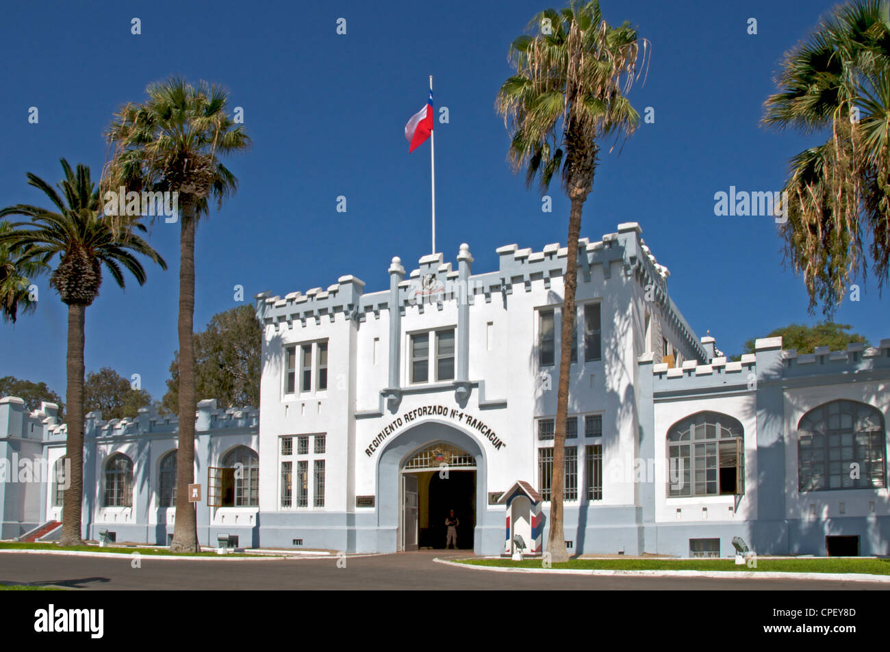 Military headquarters Arica Chile Stock Photo