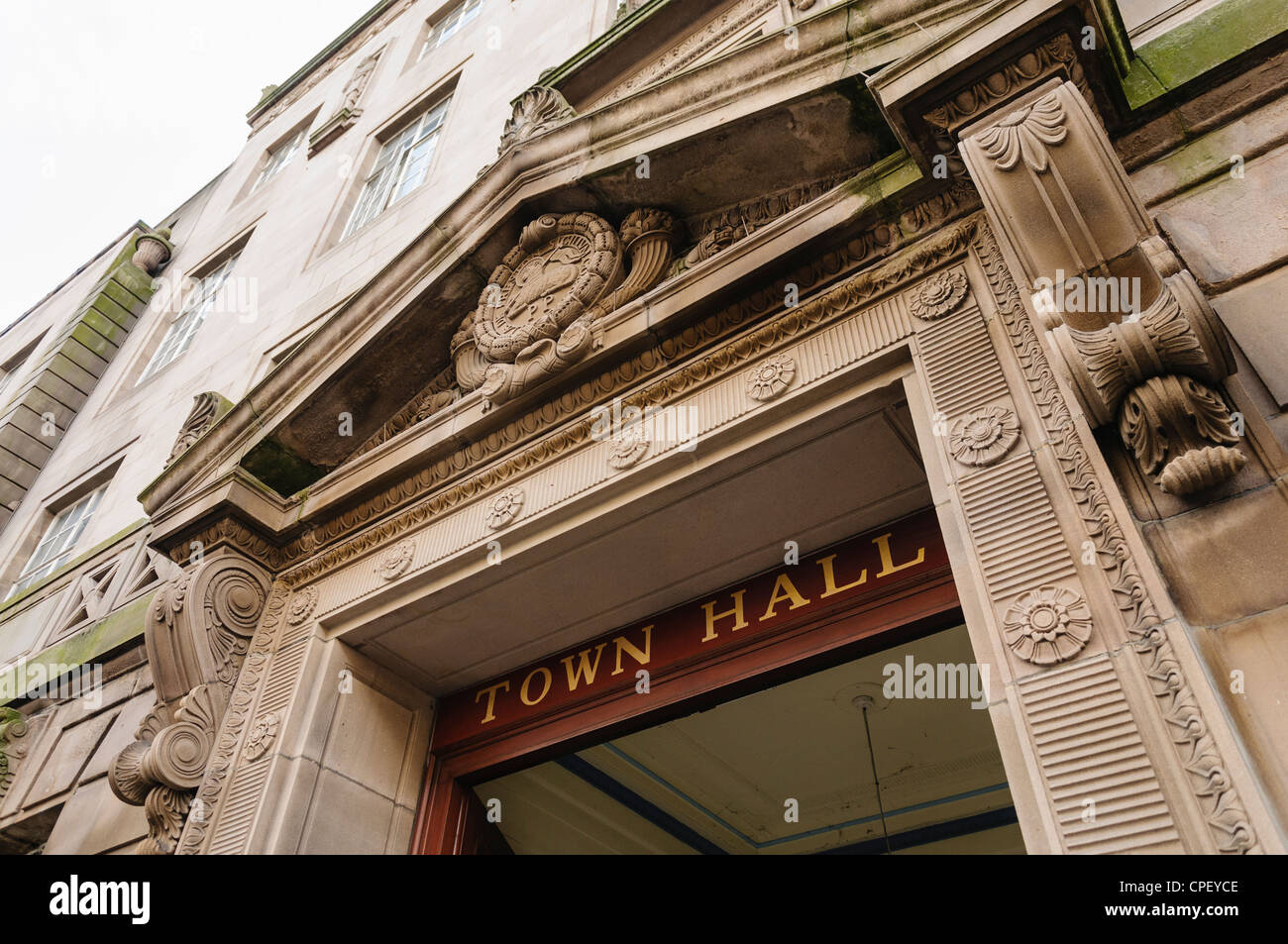 Preston Town Hall, home of Preston City Council Stock Photo Alamy