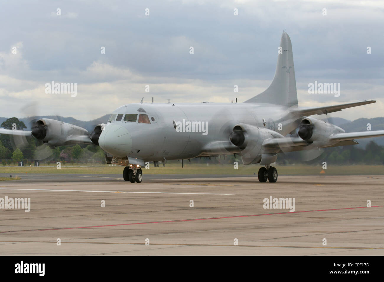 Lockheed P-3 Orion maritime patrol aircraft of the Royal Australian Air Force Stock Photo