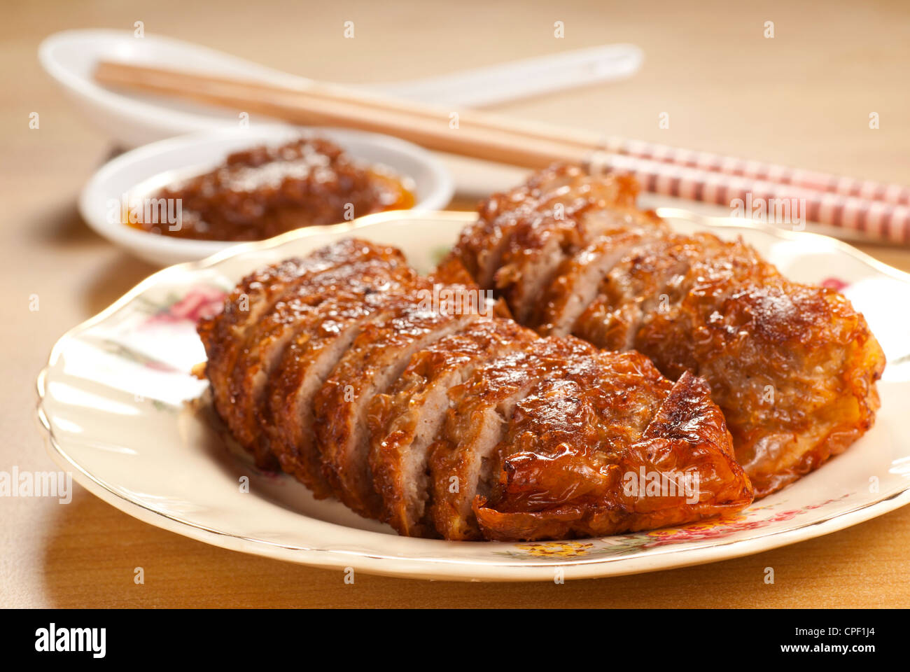 Fried Pork Rolls Stock Photo Alamy