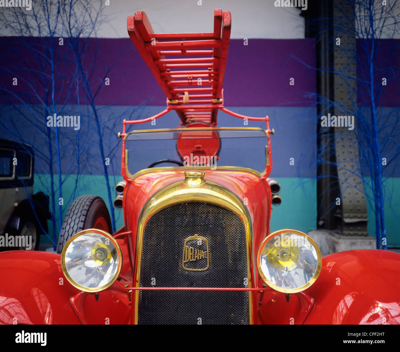 Delahaye Fire truck Type 112ps 1929 French vintage car Stock Photo