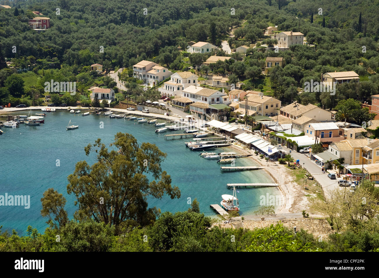 Agios Stefanos, Corfu, Greece Stock Photo