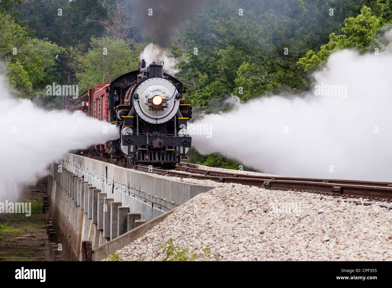 Blowdowns from 1917 Baldwin "Pershing" 280 Consolidation steam engine
