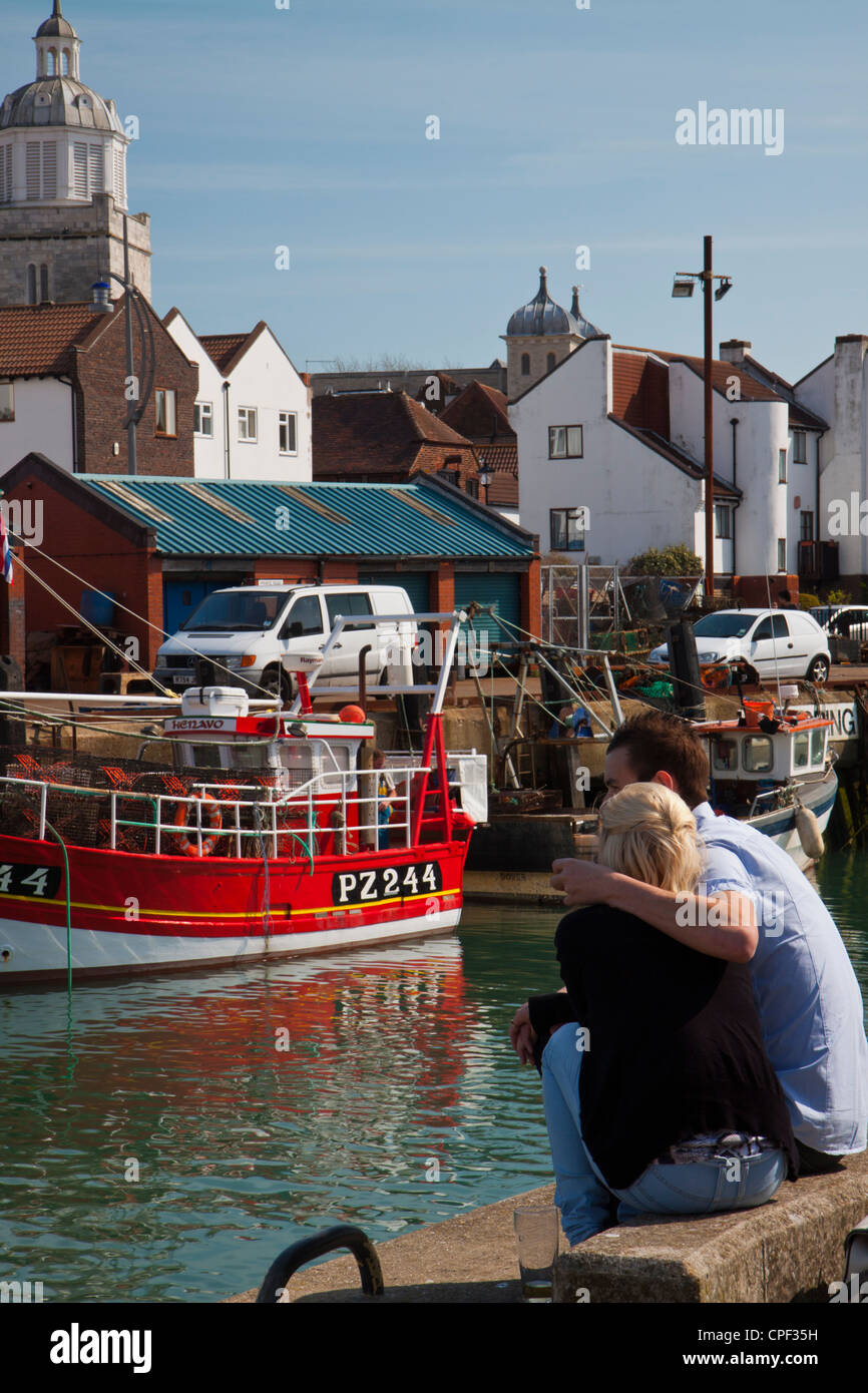 Fishing Boat The Hard Portsmouth Stock Photo Alamy