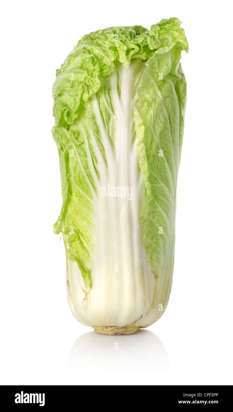 Chinese cabbage isolated on a white background Stock Photo