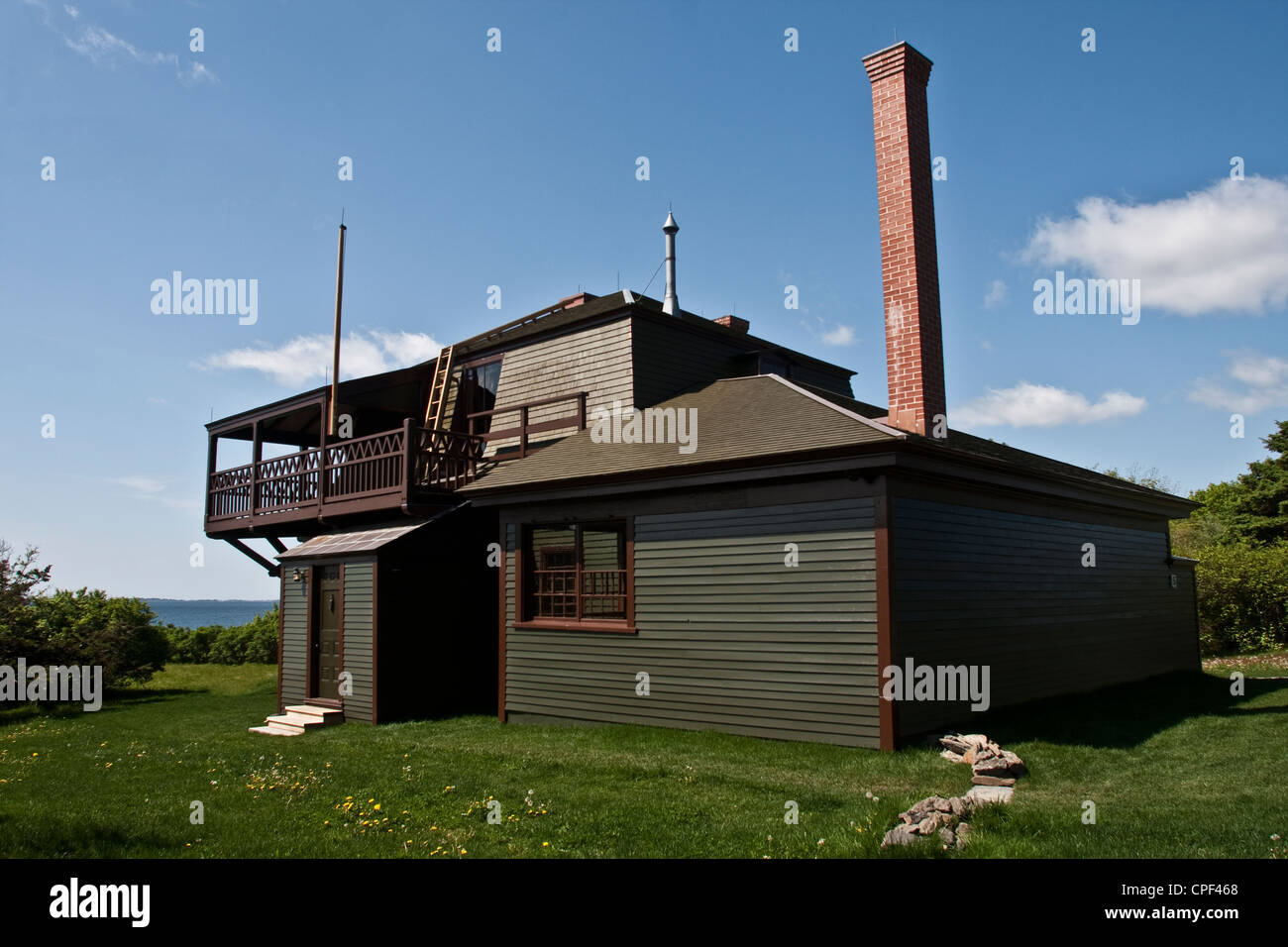 Winslow Homer artist studio Prouts Neck, Scarborough Maine. This image