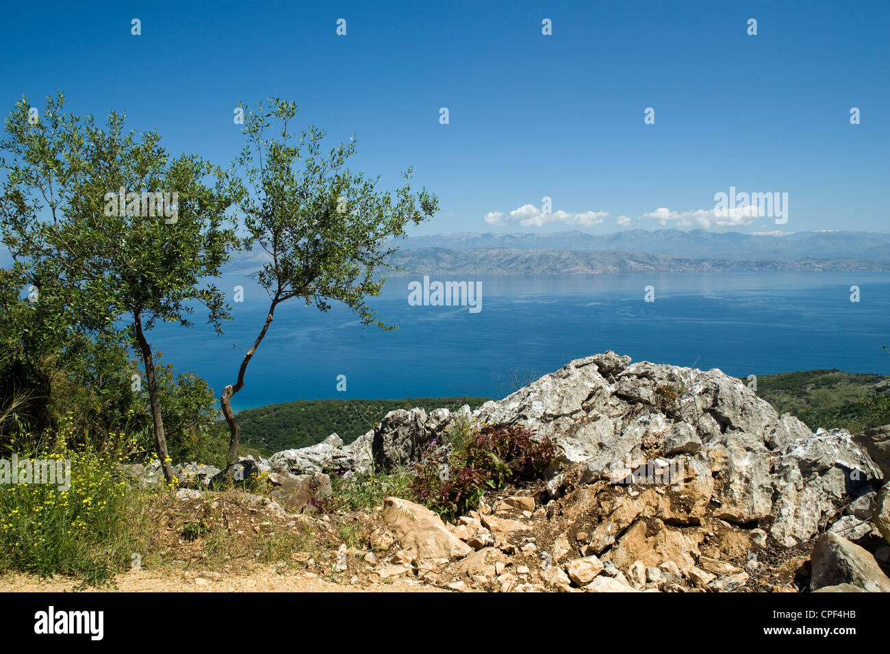 Corfu view albania hires stock photography and images Alamy