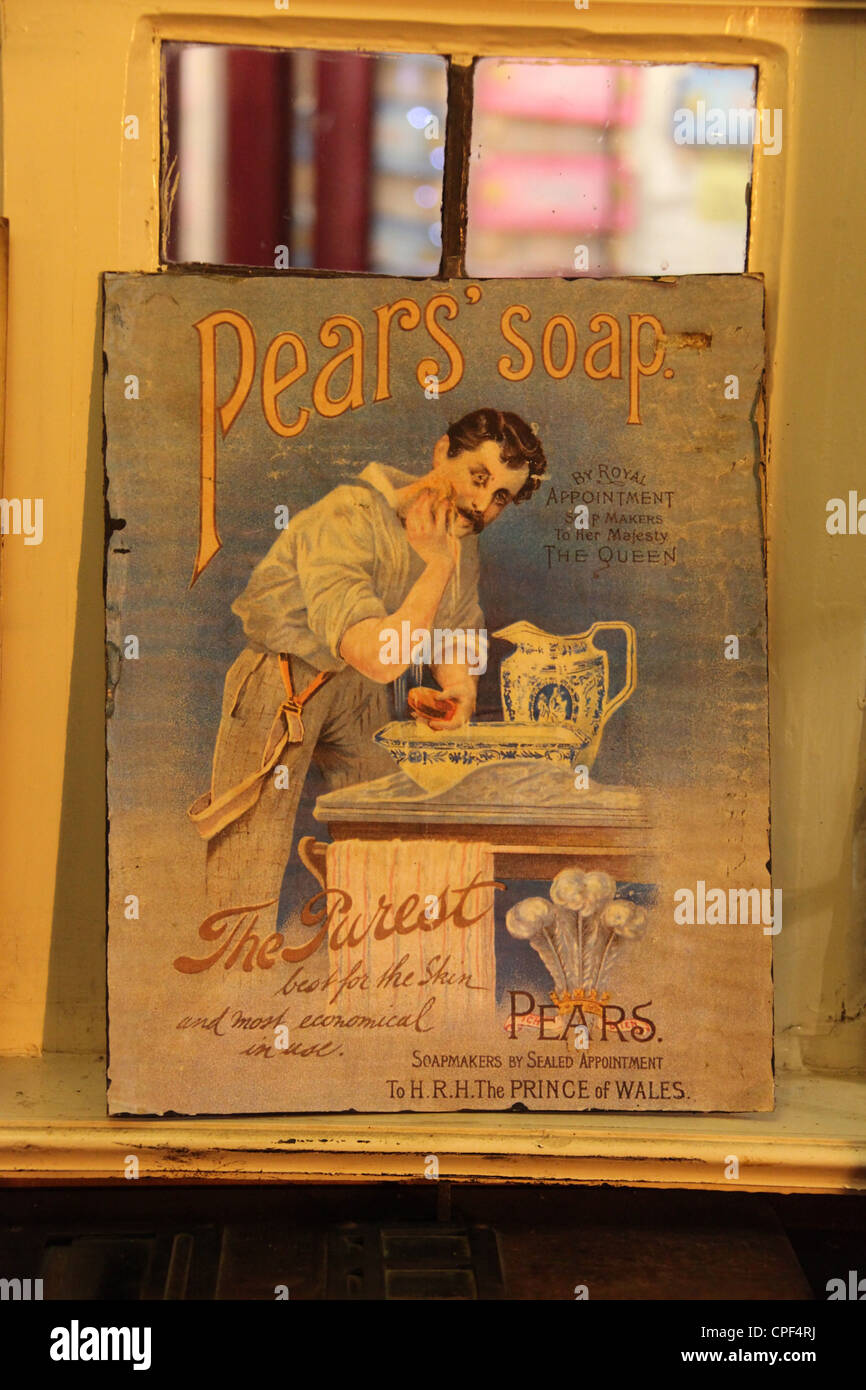 Pears Soap Poster Stock Photo Alamy