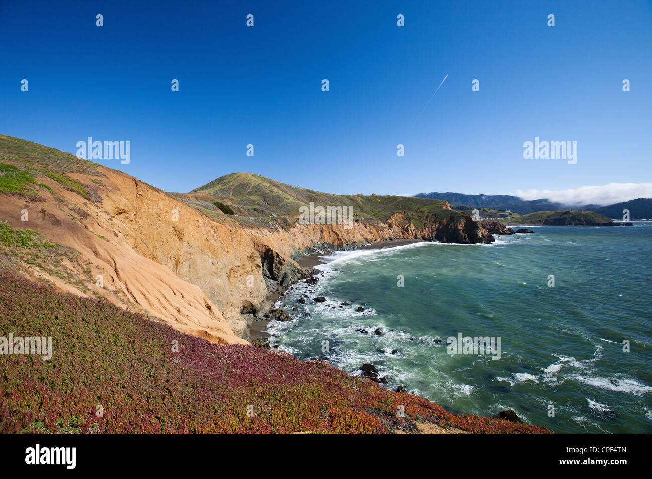 Pacifica, California Ocean Stock Photo