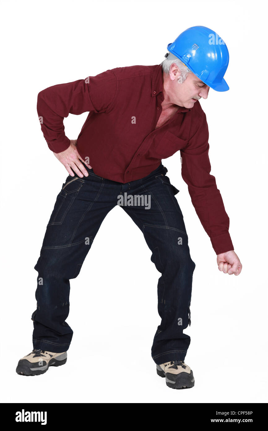 Elderly bend over Cut Out Stock Images & Pictures Alamy