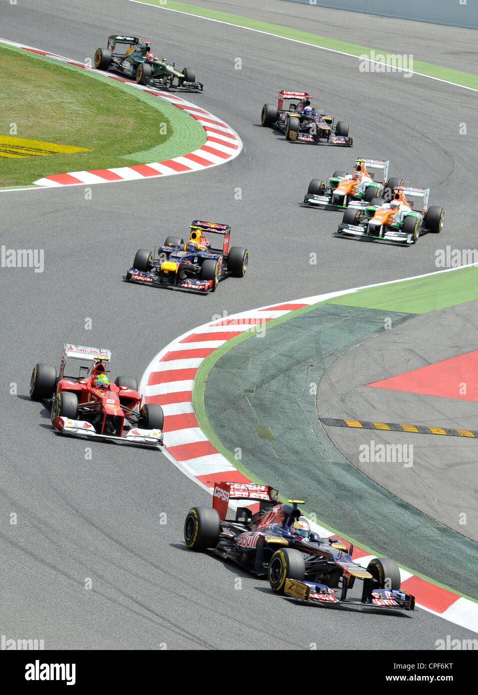 Seven race cars during formula hi-res stock photography and images - Alamy