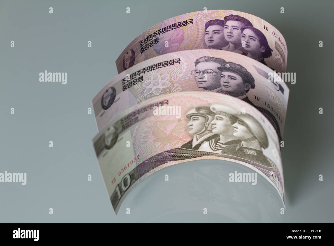 Bank Notes Currency Money Cash Korean Won Currency Of North Korea