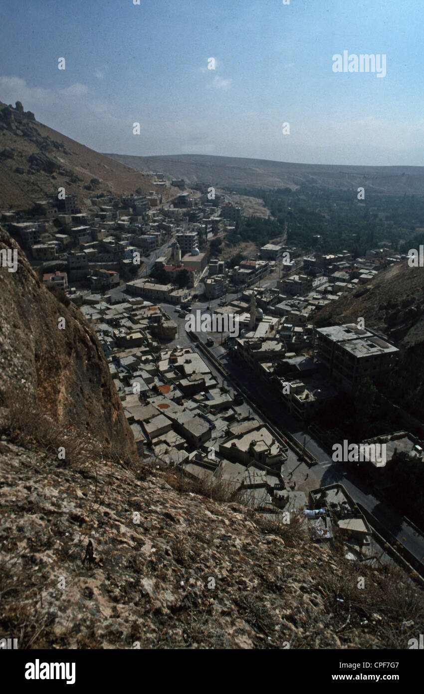 Village of Maalula, where Aramaic is still spoken (the language of