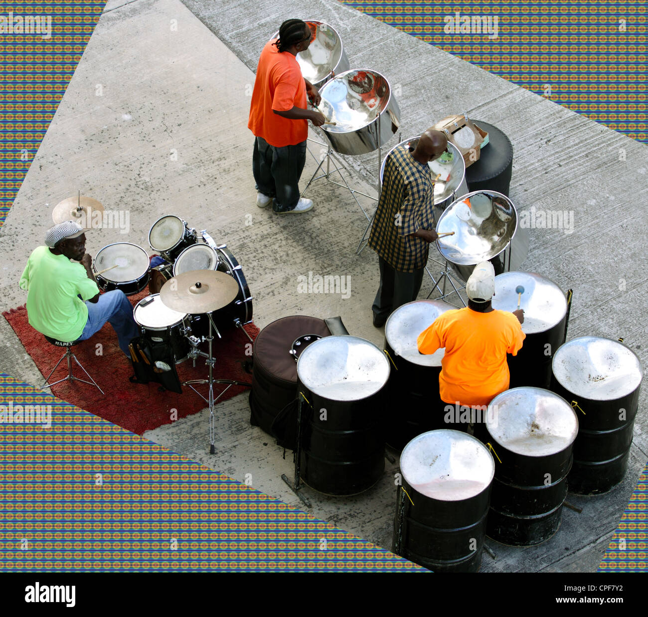 Steel drums caribbean hires stock photography and images Alamy