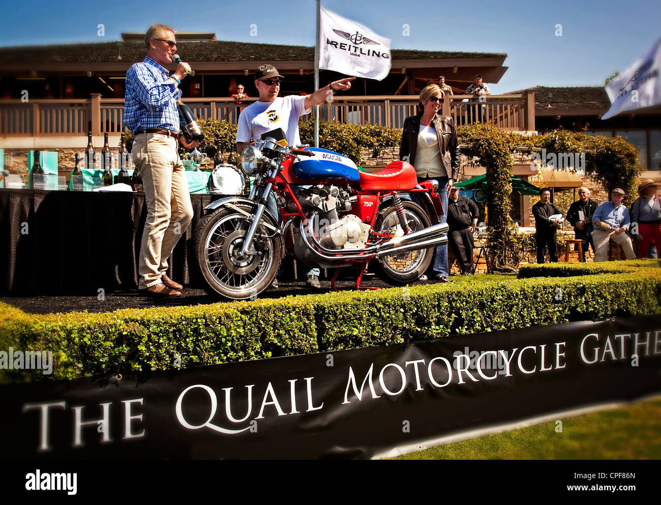 Best of Show Quail Motorcycling Gathering 2012 MV Augusta Stock Photo