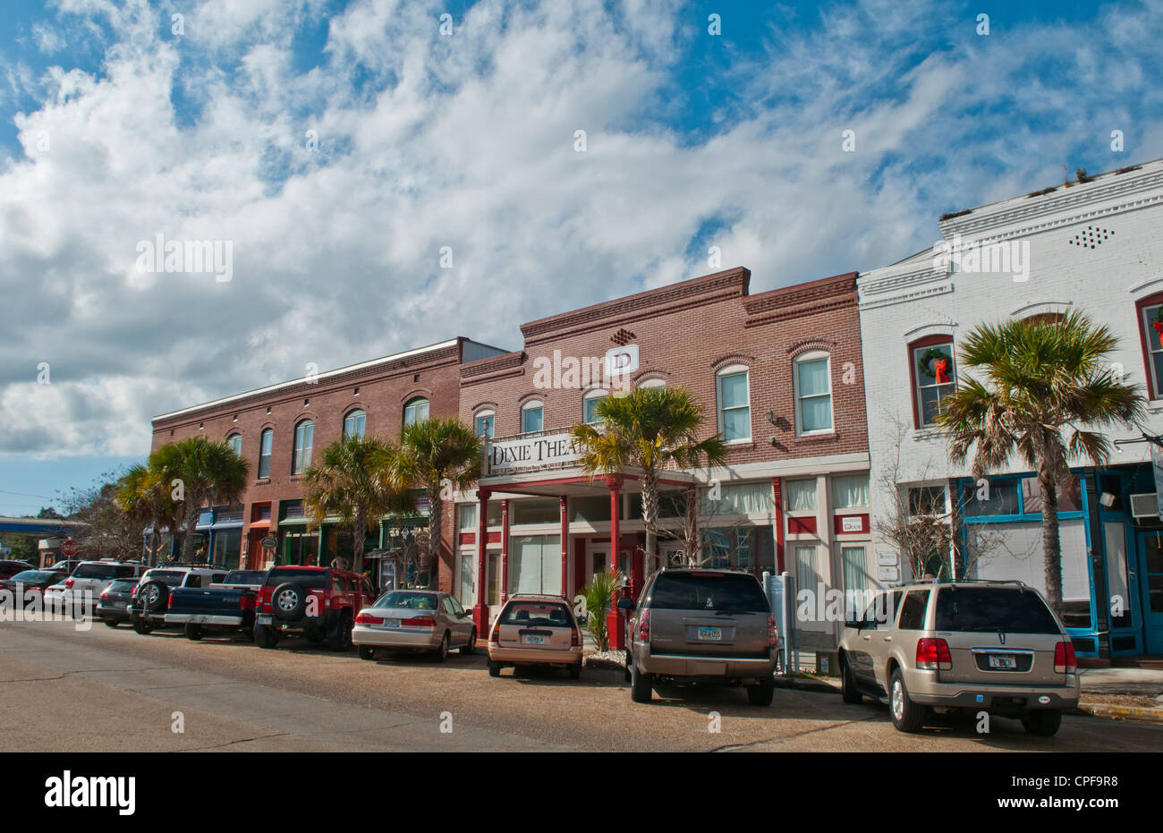 Apalachicola Florida an old Florida town scene of old famous Dixie