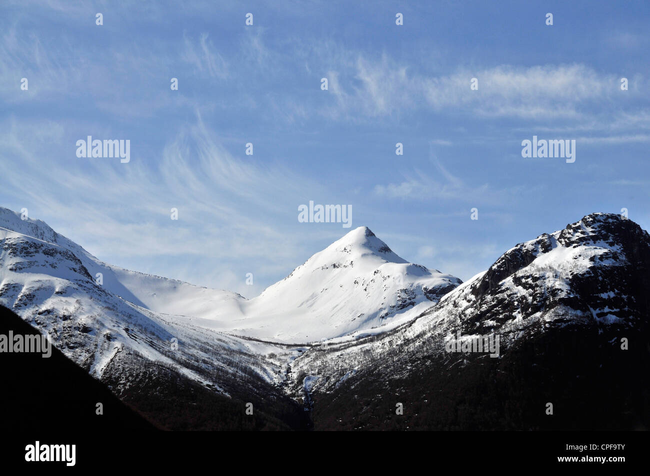 Briksdal glacier, Olden, Norway Stock Photo