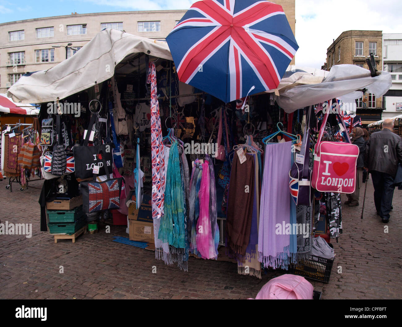 Market Stall, Cambridge, UK Stock Photo - Alamy