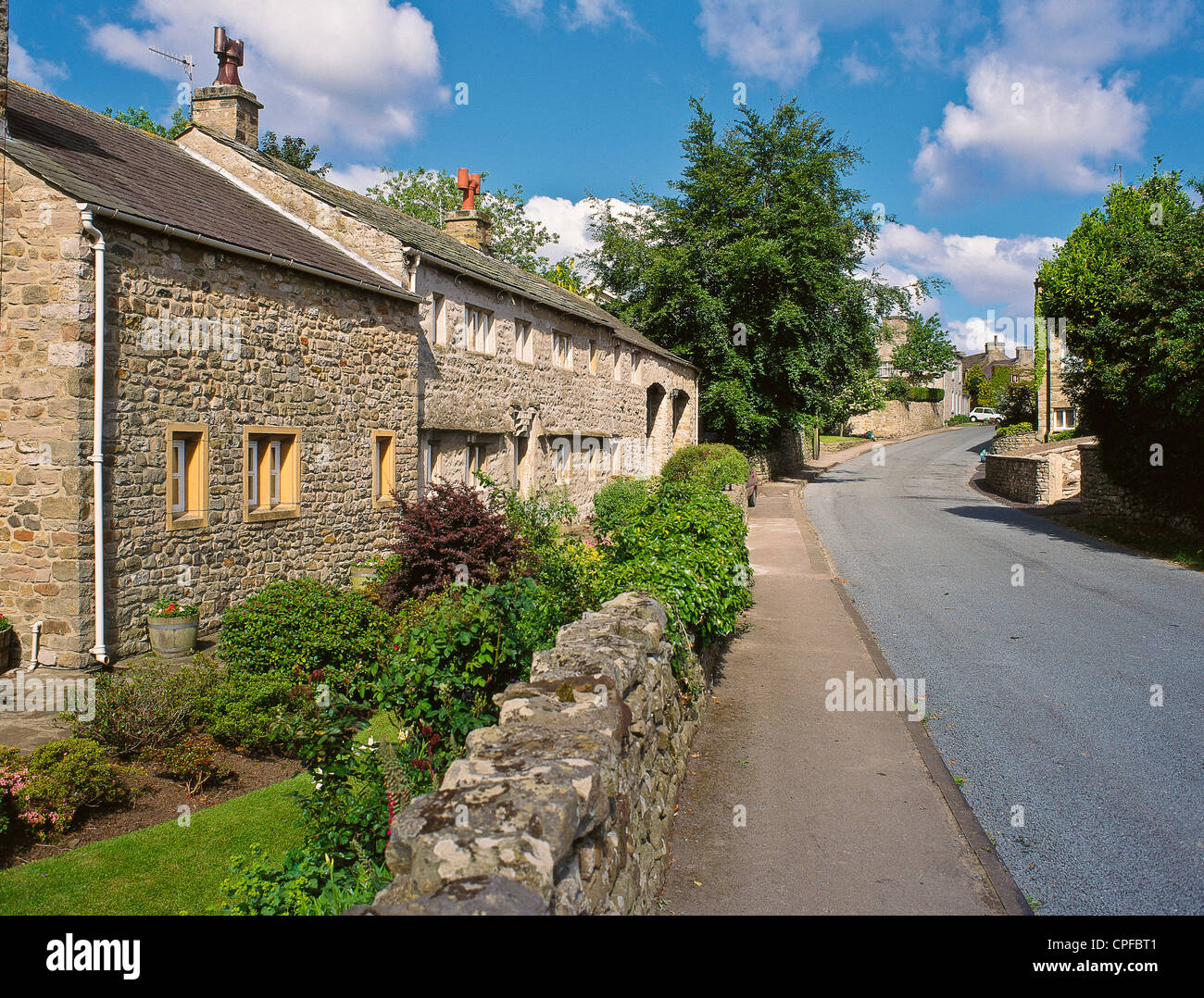 The village of Arkholme in the Lune Valley near Lancaster, Lancashire, England Stock Photo